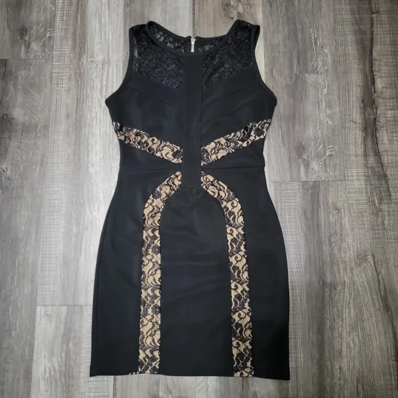 ruby rox black dress Vintage Rhinestone Flowy Ruby Rox Dress – Ragstock